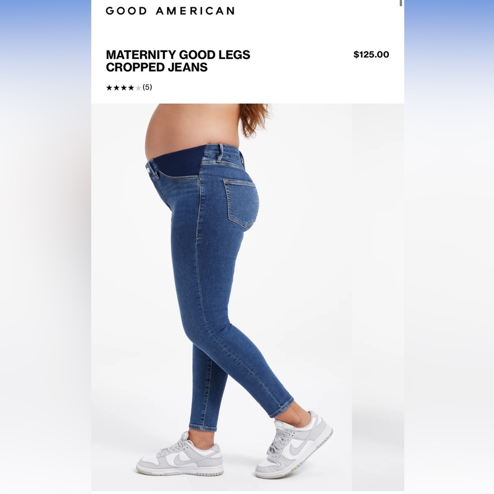 Good American Maternity Good Legs Skinny Jean